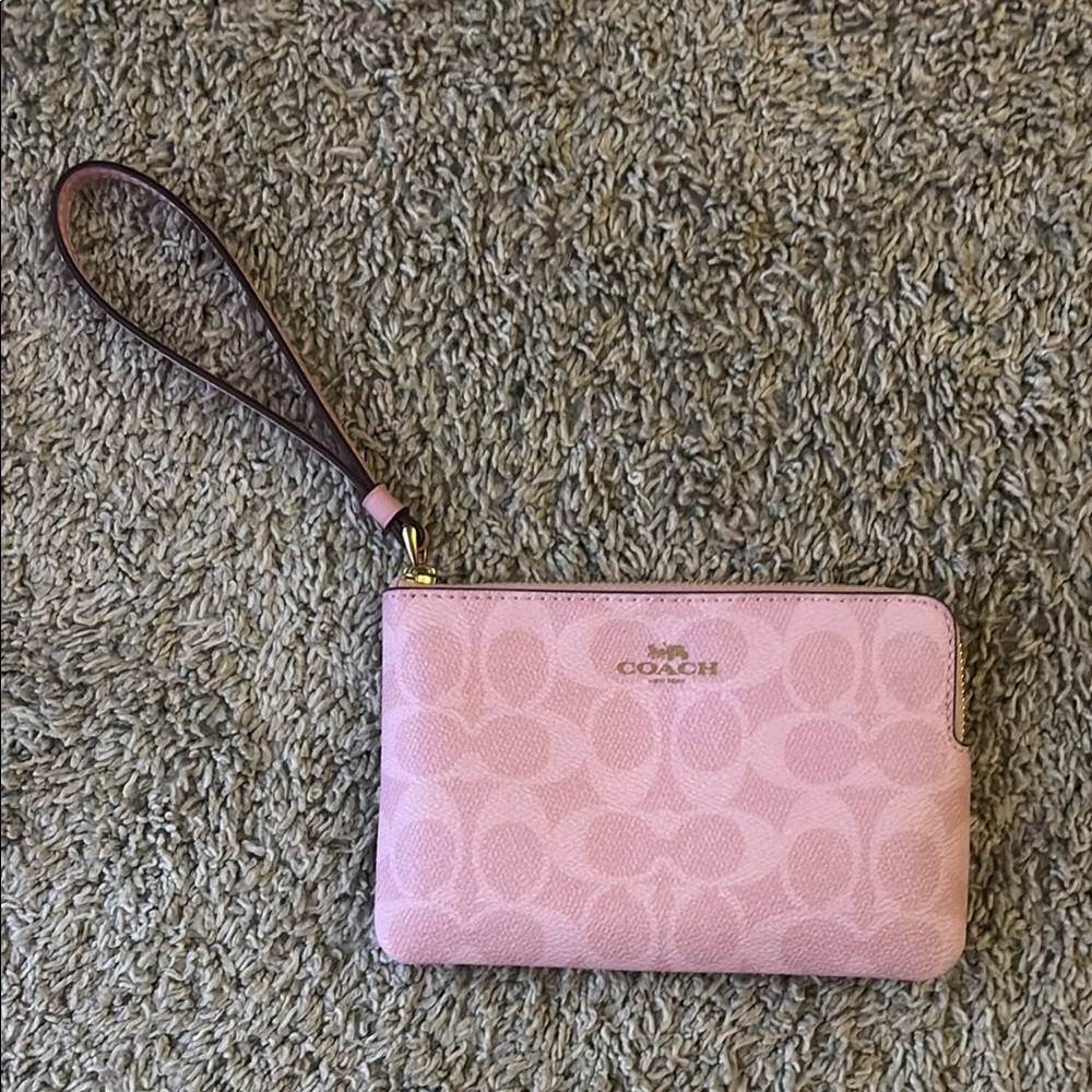 Coach Blush Pink Wristlet
